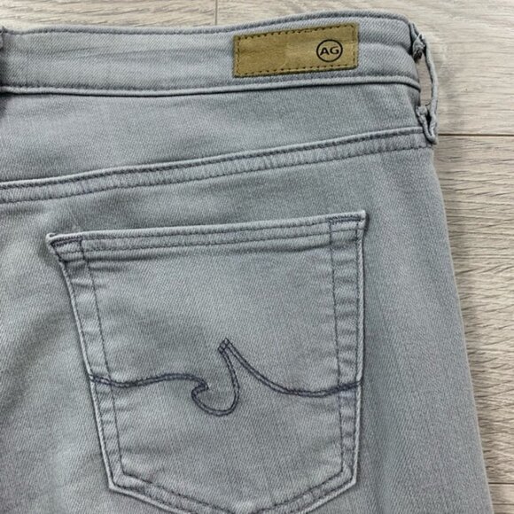 AG The Stevie Slim Straight Ankle Grey Jeans - Picture 7 of 12